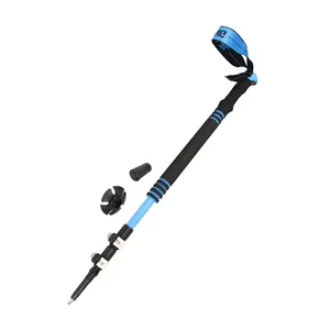 38-135cm Length New Light Aluminum Telescopic Anti Shock Hiking Pole Nordic Walking Sticks Trekking Pole
