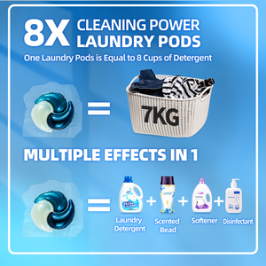 A base de <span class=keywords><strong>plantas</strong></span> hipoalergénico 18g cápsulas de lavandería de acción rápida <span class=keywords><strong>Gel</strong></span> desechable enzima proteína grasa eliminación de manchas ropa segura para bebés - Product Image 2