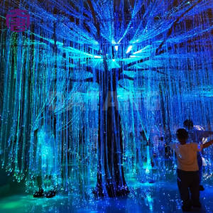 Lámpara Decorativa con Motivo de Árbol de Fibra Óptica, Impermeable IP65, para Eventos en Parques y Paisajes Festivos - Product Image 5