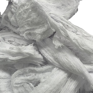 לבן 100% כותנה חוט פסולת ספינינג פסולת טקסטיל כותנה גרוטאות עבור ניקוי שמן - Product Image 1