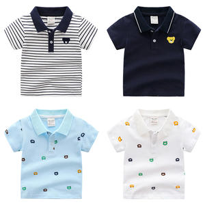 Chemise polo pour garçons, t-shirts à manches courtes pour enfants, chemise de haute qualité, t-shirt en coton, t-shirts pour enfants, vêtements d'été pour enfants - Product Image 2