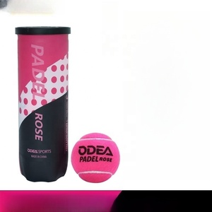 Pelota <span class=keywords><strong>de</strong></span> Pádel Rosa Odea, Venta Especial, Fabricante OEM, Pelota <span class=keywords><strong>de</strong></span> Pádel Enlatada para Club <span class=keywords><strong>de</strong></span> Pádel - Product Image 2