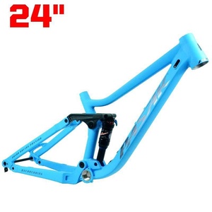 Khung xe đạp leo núi dành cho thanh thiếu niên, giảm xóc mềm, 24 inch, lốp 3.0, trục bánh xe Boost 148MM dành cho xe đạp AM, phanh đĩa <span class=keywords><strong>MTB</strong></span> - Product Image 2