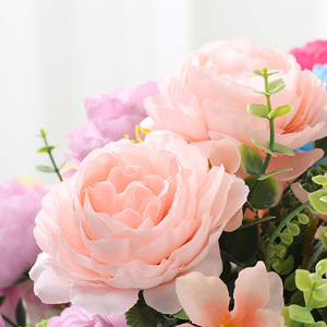 ดอกไม้ประดิษฐ์ <span class=keywords><strong>MY</strong></span> Woolly Peony ดอกไม้ปลอมตกแต่งบ้าน งานแต่งงาน อุปกรณ์ประกอบฉากถ่ายภาพกลางแจ้ง ขายส่งจากโรงงาน - Product Image 4