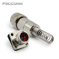 Connecteur circulaire scellé à baïonnette de qualité industrielle PSCCONN série FQC 2 3 4 5 6 7 9 broches, prise aviation étanche IP67
