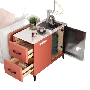 Wan Yusen Sofa <b>Side</b> Cabinet 2 <b>Drawers</b> Integrated Water Heater Tea Bar Living Room Use - Product Image 5