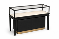 Vitrine d'exposition de bijoux LED personnalisée avec vitrine en verre pour les magasins de détail et les projets de vente en gros