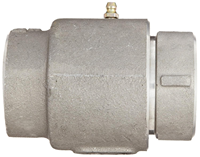 Joint pivotant en aluminium NPT de 2 pouces avec joint torique double pour une rotation étanche à 360 °