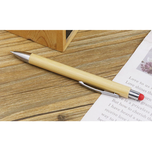 Bolígrafo de gel de bambú natural, bolígrafo promocional, estilista, grabado, respetuoso con el medio ambiente, cuerpo novedoso, tinta negra de 1,0mm, nuevo producto - Product Image 6