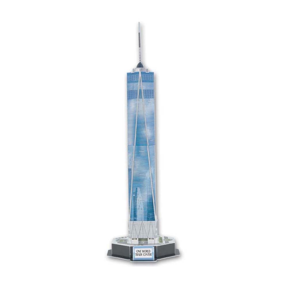 Famous Building Mode Paper 3D Puzzle One World Trade Center with 23PCS