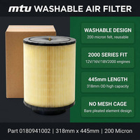 Filtre à air de sécurité 0180941002, élément filtrant secondaire interne pour générateur diesel, moteur marin et industriel