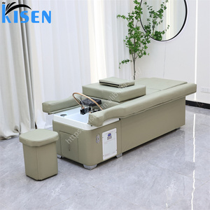 Kisen confortable <span class=keywords><strong>canapé</strong></span> salon de coiffure fixer lavage pédicure chaise Massage japonais tête Spa shampooing bol lit avec tête thérapie - Product Image 6