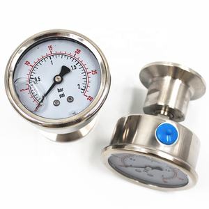 Digital 0-30 Psi Medidor de Pressão Tanque de Aço Inoxidável para Cerveja e Vinho 2.5 polegada 3 polegada Tela Face 1.5 polegada Tri-Clamp Fitting - Product Image 2