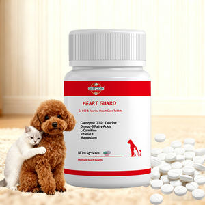 Oem/odm חיות מחמד לב מגן לב co q10 אומגה-3 חומצות שומן ספיגה מהירה ספיגה ללא תבואה טבליות אורגני - Product Image 2
