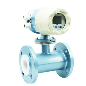 DH1000 rs485 misuratore di portata elettromagnetico per acqua industriale inserimento misuratori di portata magnetici digitali