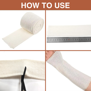 <span class=keywords><strong>Bandage</strong></span> de soutien tubulaire médical 100% coton absorbant d'emballage sécurisé multi-usages Risenmed - Product Image 6