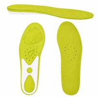Semelles intérieures sportives en gel avec soutien de la voûte plantaire, absorption des chocs, soulagement de la douleur au pied pour la course, la marche, la tenue debout toute la journée et les chaussures de travail