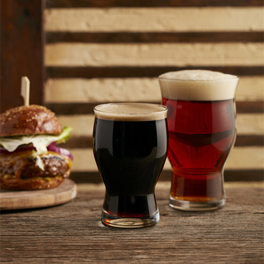 German Craft Wheat Beer Glass Unique Design Small Tasting Cup Aroma Glass for Wine Bar and Water for Small Sips