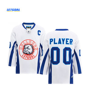 Thăng hoa in ấn Hockey Áo sơ mi biểu tượng tùy chỉnh đ<span class=keywords><strong>a</strong></span> màu sắc chấp nhận kích thước tùy chỉnh Hockey Jersey - Product Image 1
