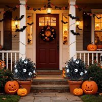 Halloween Künstliche Blumen Feiertagsdekoration Heim & Outdoor Partydekoration Weihnachtsbäume Künstliche Deko für Zuhause
