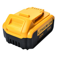 بطارية أدوات الطاقة DEWALT 18 فولت 20 فولت، 500 دورة شحن، متوافقة مع DCF880 CS391 DCB200 DCB205 DCB206-2