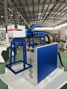 เครื่องไฟเบอร์เครื่องทำเครื่องหมายเลเซอร์แบบพกพาพร้อมคอมพิวเตอร์ - Product Image 3