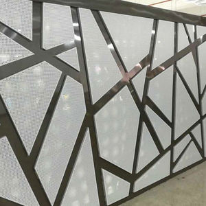Mur extérieur perforé gravé placage d'aluminium de haute qualité à bas prix décorations extérieures rideaux revêtement de placage mural - Product Image 6