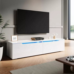 Meuble <span class=keywords><strong>TV</strong></span> mural moderne en bois laqué brillant, console <span class=keywords><strong>TV</strong></span> suspendue, meuble <span class=keywords><strong>TV</strong></span> flottant, table <span class=keywords><strong>TV</strong></span> - Product Image 5