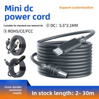 Câble d'alimentation CC mini haute puissance Zowie transfrontalier 100W avec connecteurs Type-C et prise CC pour allume-cigare