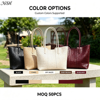 XISHANG Vente en gros Personnalisation Sac tissé de luxe en cuir véritable Sac à bandoulière pour femme Sac assorti Fournisseur d'usine OEM ODM