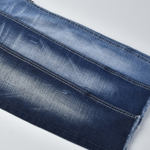 Production en usine 9 oz cross hatch <span class=keywords><strong>coton</strong></span> <span class=keywords><strong>élasthanne</strong></span> denim <span class=keywords><strong>tissu</strong></span> pour jeans - Product Image 2