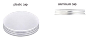 Food Grade 20g 30g 50g 100g 150g 200g PET plastic pot avec bouchon en aluminium pour thé noix café sel
