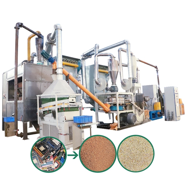 Professional Factory Directly Sales Waste Electronics Recycling Machine Scrap Pcb Recycling Production Line