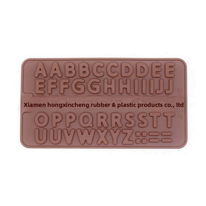 Moule à gâteau fait maison, fournitures de pâtisserie, décoration, lettres et chiffres DIY, silicone de qualité alimentaire, modèle chocolat WM/NM - Product Image 1