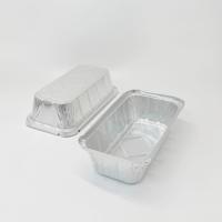 Barquettes rectangulaires jetables en aluminium de qualité alimentaire 800 ml pour le stockage et la cuisson des aliments