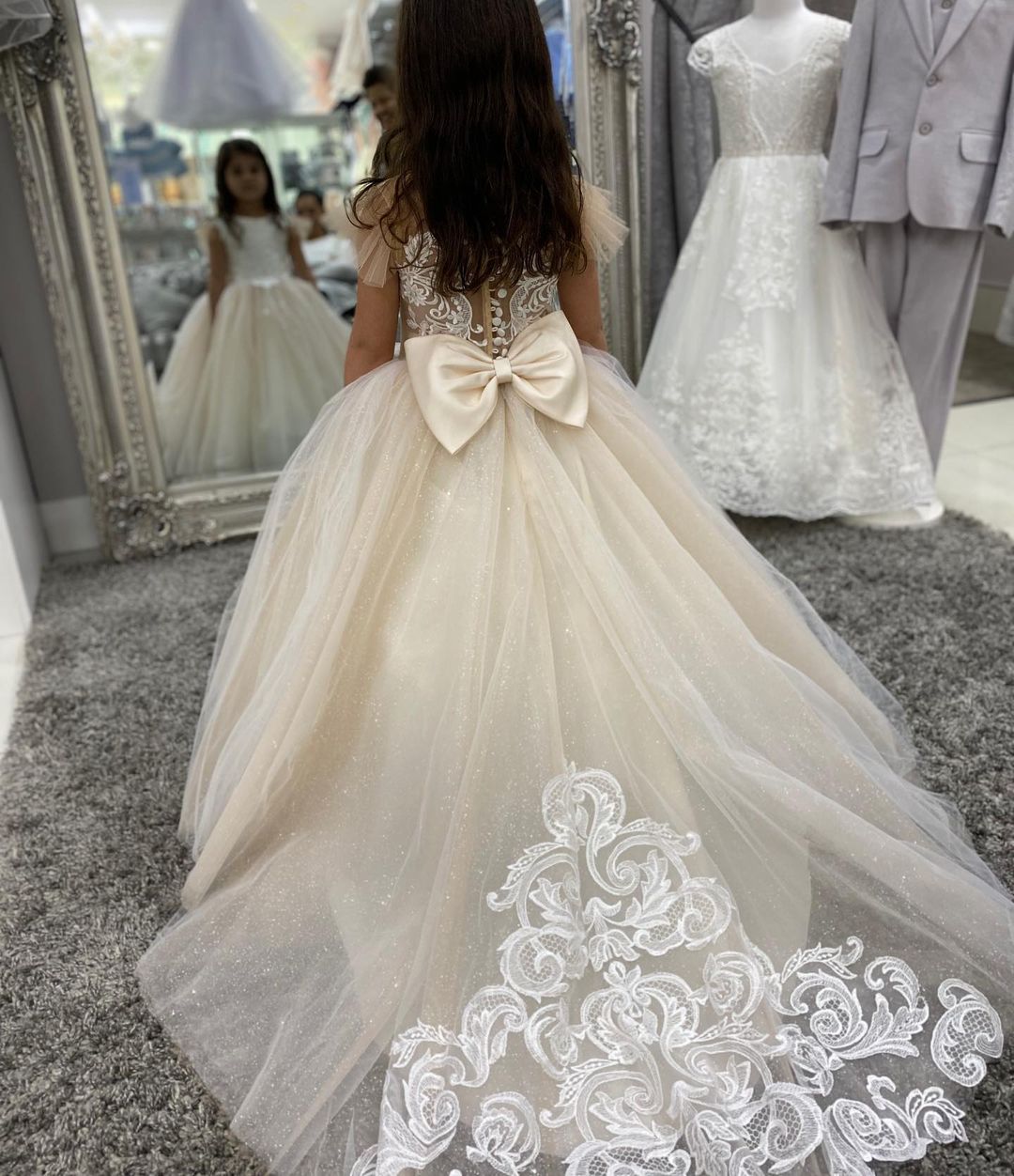 Ivory Flower Girl Dresses - Elegant White Bridesmaid Gowns