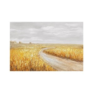 Pintura al Óleo Abstracta, Paisaje de Avenida Dorada, Efecto Visual 3D, Pintado a Mano, Sin Marco, Arte para Pared de Sala de Estar/Sofá - Product Image 5