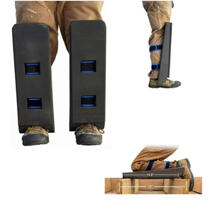 Genouillères autoportantes pour grenier, vente en gros, lot de protection de travail léger avec <span class=keywords><strong>support</strong></span> en mousse réglable - Product Image 3