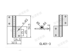 Tengsheng cl401 cờ hình dạng có thể tháo rời <span class=keywords><strong>SUS304</strong></span> đồ nội thất bằng thép không gỉ bản lề tủ Bolt bản lề - Product Image 5