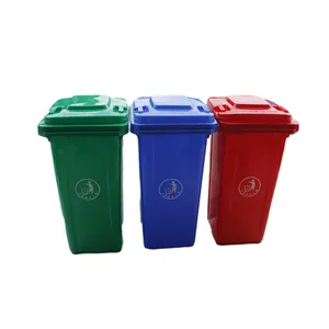 制造商120升户外卫生容器垃圾桶塑料轮式垃圾箱