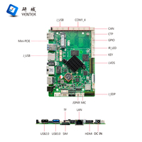 Placa Base Rockchip RK3568B2 de Cuatro Núcleos, LPDDR4 4G, EMMC 32G, TF, WIFI, BT, MIPI, EDP, LVDS, HD, IA, para Robots, Control Industrial, Android 11