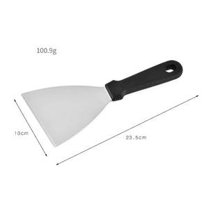 Espátula de Metal de acero inoxidable <span class=keywords><strong>para</strong></span> parrilla de barbacoa, espátula <span class=keywords><strong>para</strong></span> freír tortitas, hamburguesa, raspador, proveedor de China - Product Image 2