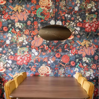 Wallpaper untuk Ruang Tamu Wallpaper Chinoiserie Mewah Wallpaper Tradisional Motif Monyet dan Bunga Peony untuk Dekorasi Rumah Klasik Modern Kamar Tidur
