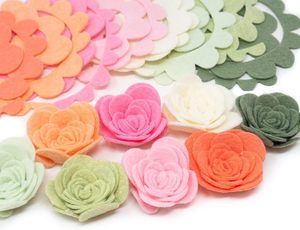 Rosas <span class=keywords><strong>de</strong></span> Fieltro <span class=keywords><strong>de</strong></span> Lana en Diferentes Colores SIN MONTAR, Kits <span class=keywords><strong>de</strong></span> Apliques <span class=keywords><strong>de</strong></span> Flores, Manualidades DIY, Decoración Personalizada para el Día <span class=keywords><strong>de</strong></span> la Madre - Product Image 2