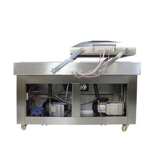 Máquina de envasado al vacío automática de acero inoxidable con bomba doble eléctrica 2SB, para alimentos secos/húmedos, carne, pescado, queso, productos básicos - Product Image 3