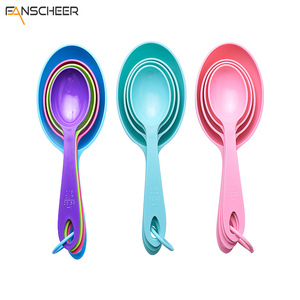 Colorful Measuring Spoon Set 4 Piece Large Size Food Grade Baking Tools - Product Image 5