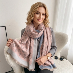 <span class=keywords><strong>Sciarpa</strong></span> di Lusso a Stella a Cinque Punte Stile Europeo Americano da <span class=keywords><strong>Donna</strong></span> Autunno Inverno alla Moda Double-Face in <span class=keywords><strong>Cashmere</strong></span> per Tenere Caldo all'Aperto - Product Image 2