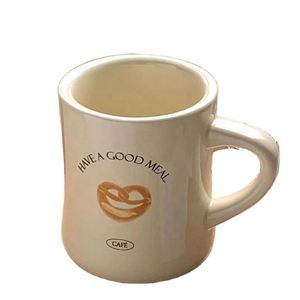 Mug à café personnalisé en céramique épaisse de style rétro vintage blanc 11 oz, mug à café créatif personnalisé - Product Image 1