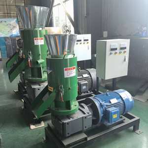 Linea Completa per la Produzione di <span class=keywords><strong>Pellet</strong></span> di Biomassa con Stampi Piatti Resistenti all'Usura per Segatura di Legno e Scarti Agricoli, Motore da 15 kW, Facile da Usare - Product Image 3