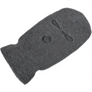 Pasamontañas de punto personalizado OME con diseño de tres orificios, logotipo personalizado, suave y cálido, de acrílico, para actividades al aire libre. - Product Image 3